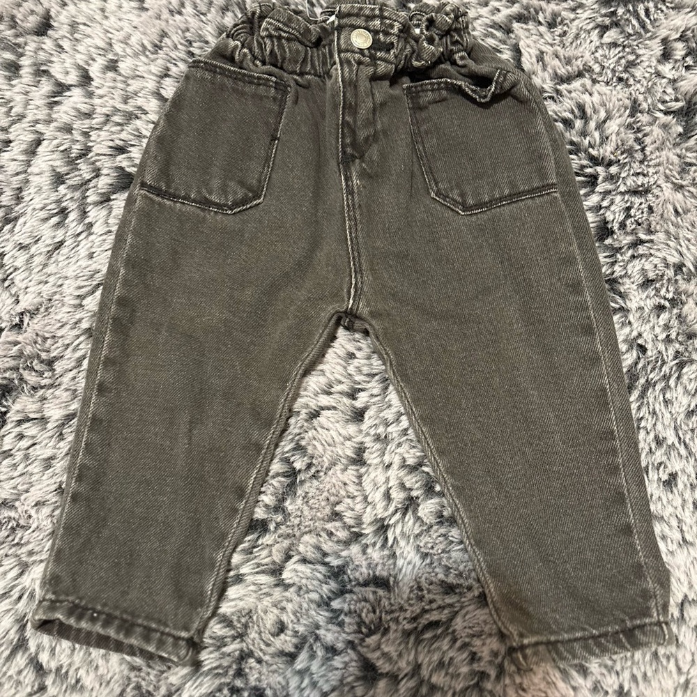 Zara Kids Charcoal Denim Jeans